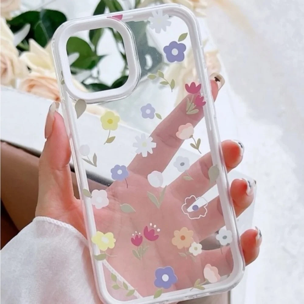 ⚠️Clearance🌟iPhone 14/Pro/Pro Max Floral Phone Case - Picture 1 of 3
